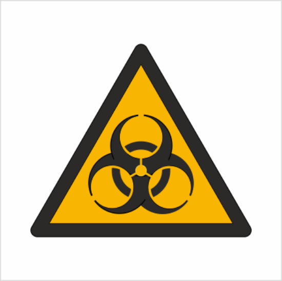 Obrazek Ostrzeżenie przed skażeniem biologicznym (9W09BH)