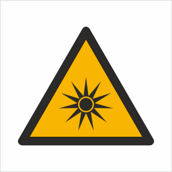Obrazek Ostrzeżenie przed promieniowaniem optycznym (8W27K)
