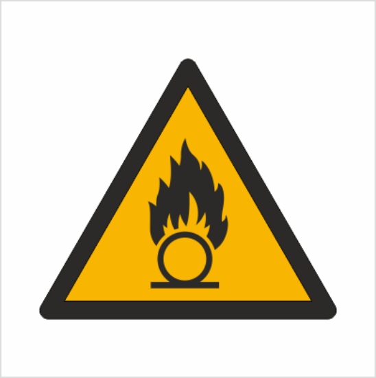 Obrazek Ostrzeżenie przed substancjami o właściwościach utleniających (9W28BH)