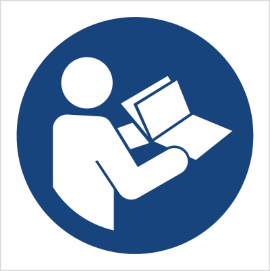 Obrazek Nakaz przeczytania instrukcji (8M02BH)