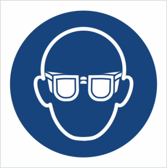 Obrazek Nakaz stosowania ochrony oczu (8M04K)