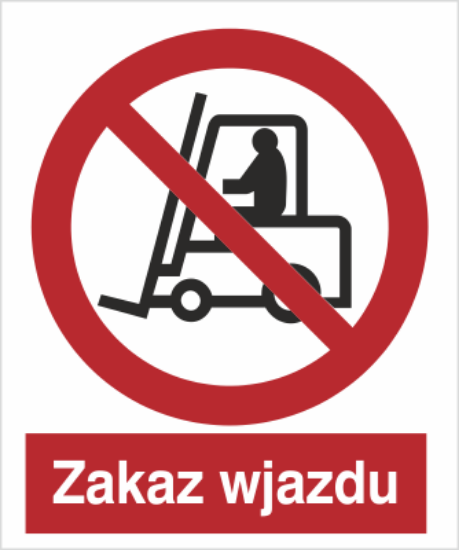 Obrazek Zakaz wjazdu (8604M-02)