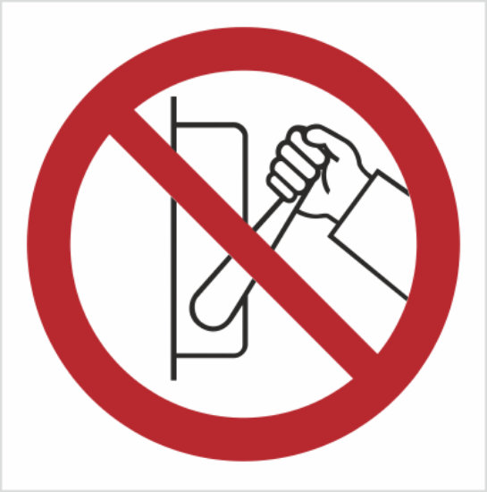 Obrazek Zakaz uruchamiania maszyny, urządzenia (nie uruchamiać!) (9608K)