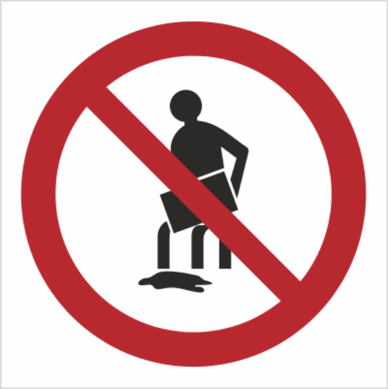 Obrazek Zakaz wylewania oleju, rozpuszczalników, substancji żrących itp. (8621K)