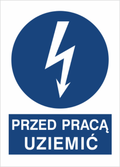 Obrazek Przed pracą uziemić (4430I-05)
