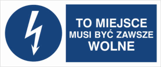 Obrazek To miejsce musi być zawsze wolne (9430XJ-14)