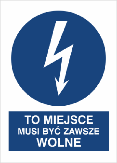 Obrazek To miejsce musi być zawsze wolne (4430H-14)