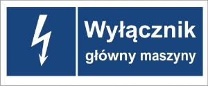 Obrazek dla kategorii Znak Wyłącznik główny maszyny (530-21)