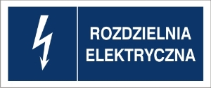 Obrazek dla kategorii Znak Rozdzielnia elektryczna (530-26)