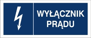 Obrazek dla kategorii Znak Wyłącznik prądu (530-32)
