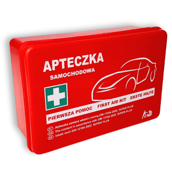 Obrazek Apteczka samochodowa AS 13164 - plastik