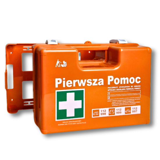 Obrazek Apteczka walizkowa pomarańczowa średnia APK-15 13157