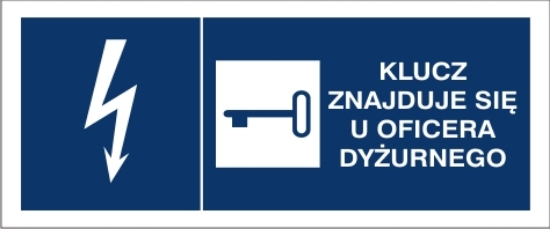 Obrazek Klucz znajduje się u oficera dyżurnego (4530XJ-23)