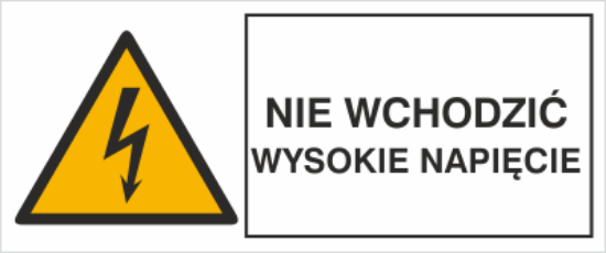 Obrazek Nie wchodzić! Wysokie napięcie (4330XJ-17)