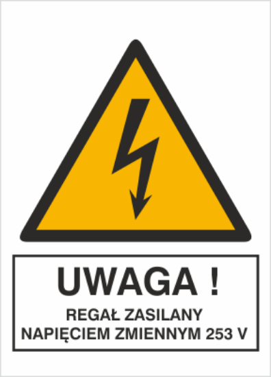 Obrazek Uwaga! Regał zasilany napięciem zmiennym 253 V (4330H-18)