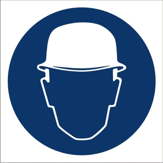 Obrazek Nakaz stosowania ochrony głowy