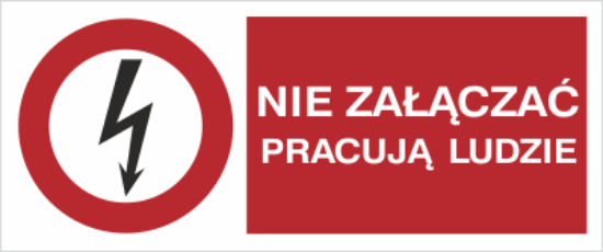 Obrazek Nie załączać, pracują ludzie (4630XH-02)