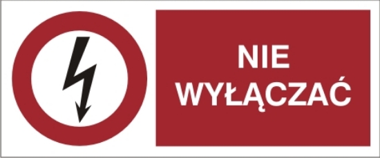 Obrazek Nie wyłączać (9630XH-11)