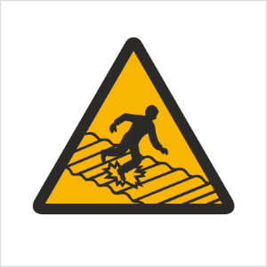 Obrazek dla kategorii Znak Ostrzeżenie przed kruchym dachem (310)