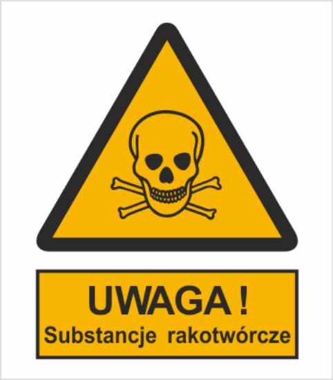 Obrazek Ostrzeżenie przed substancjami rakotwórczymi (9302XC-01)
