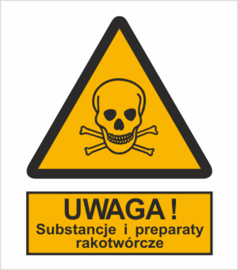 Obrazek Ostrzeżenie przed substancjami i preparatami rakotwórczymi (9302I-02)