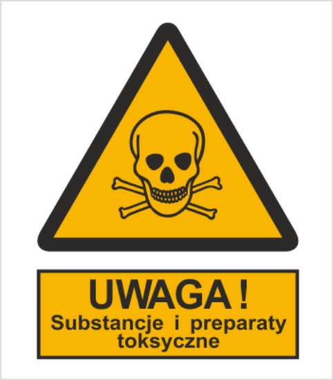 Obrazek Ostrzeżenie przed substancjami i preparatami toksycznymi (9302I-03)