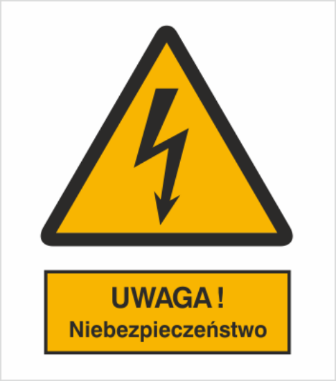 Obrazek Ostrzeżenie przed niebezpieczeństwem (8307M-01)