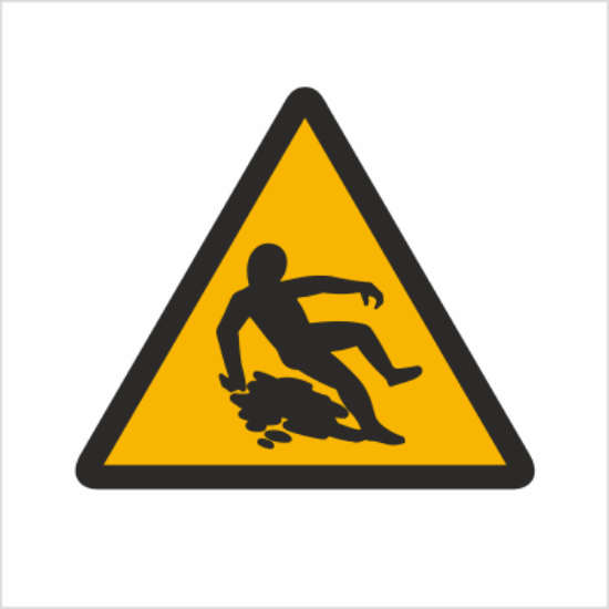 Obrazek Ostrzeżenie przed śliską nawierzchnią (8314K)