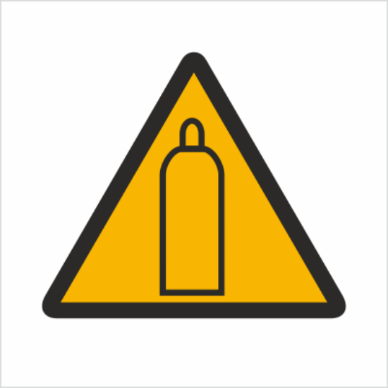 Obrazek Ostrzeżenie przed gazami technicznymi (9321K)