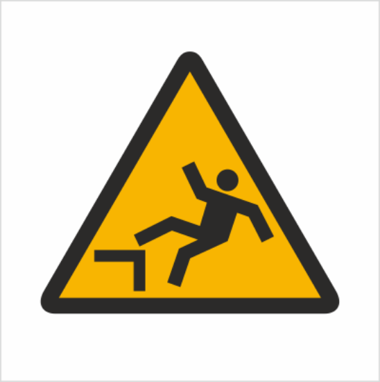 Obrazek Ostrzeżenie przed śliskimi schodami (8326K)