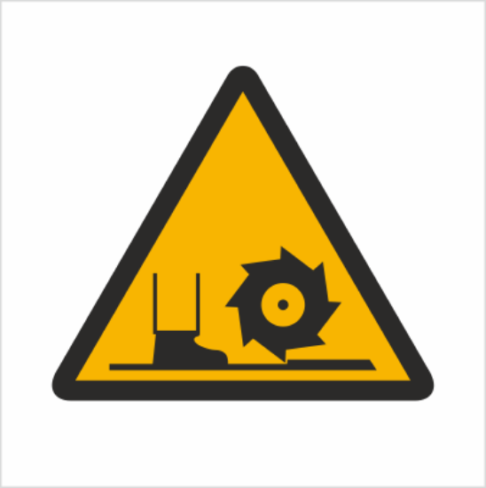 Obrazek Uwaga! Niebezpieczeństwo okaleczenia (9333BH)