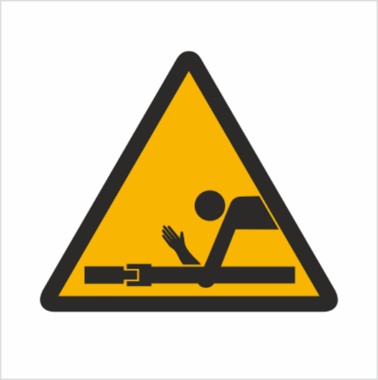 Obrazek Ostrzeżenie przed ruchomymi elementami