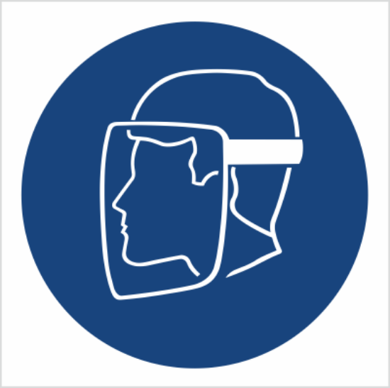 Obrazek Nakaz stosowania osłony twarzy (8408BH)