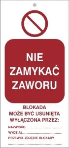 Obrazek dla kategorii Nie zamykać zaworu (807-02)