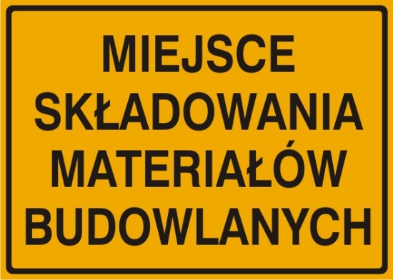 Obrazek Miejsce składowania materiałów budowlanych (319-89)