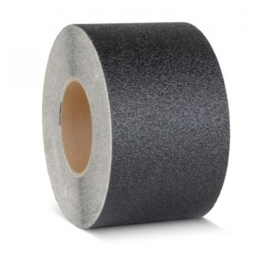 Obrazek Taśma antypoślizgowa podstawowa czarna rolka 100 mm x 18.3 m
