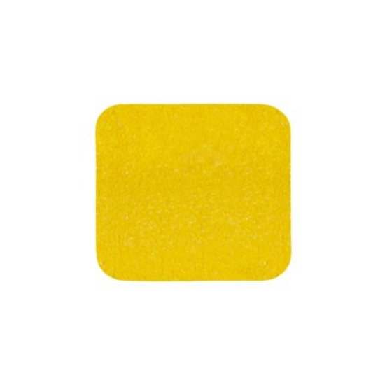 Obrazek Taśma antypoślizgowa podstawowa żółta arkusz 140 x 140 mm, paczka 10 szt.