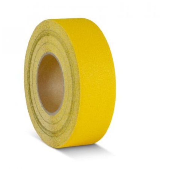 Obrazek Taśma antypoślizgowa podstawowa żółta rolka 50 mm x 18.3 m