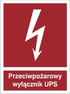 Obrazek dla kategorii Przeciwpożarowy wyłącznik UPS (219-08)