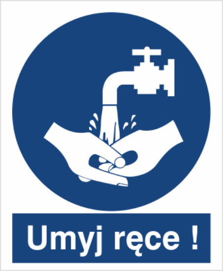 Obrazek Nakaz umycia rąk (9411M)