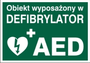 Pokaż produkty w kategorii Znak Obiekt wyposażony w defibrylator (508-04) Obrazek dla kategorii Znak Obiekt wyposażony w defibrylator (508-04)
