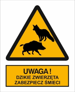 Obrazek dla kategorii Uwaga! Dzikie zwierzęta zabezpiecz śmieci (350)
