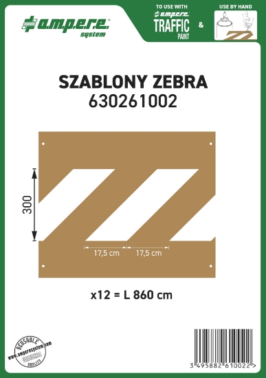 Obrazek Szablon ZEBRA