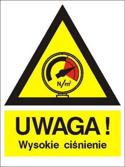 Obrazek Ostrzeżenie przed wysokim ciśnieniem (9800I-99)
